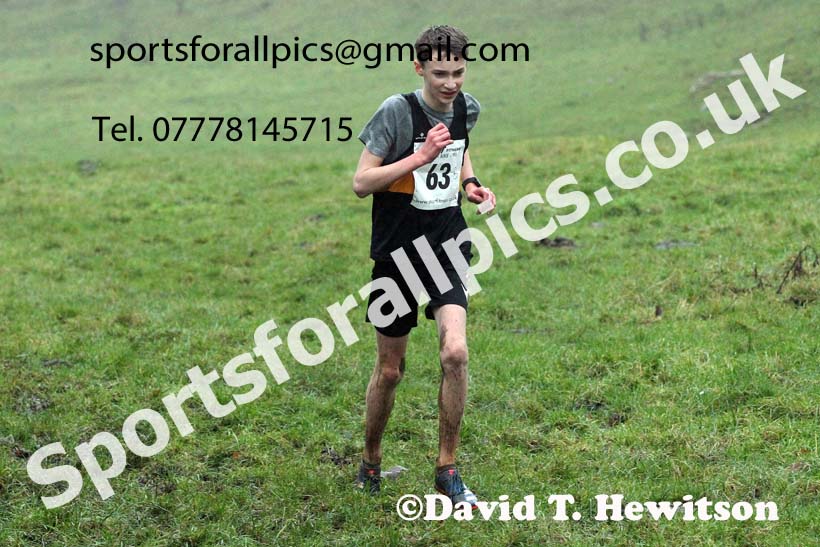 Boys under-15s, NECAA Junior Cross Country Relays, Thornley Farm, Peterlee, Saturday, December 12th. Photo: David T. Hewitson/Sports for All Pics